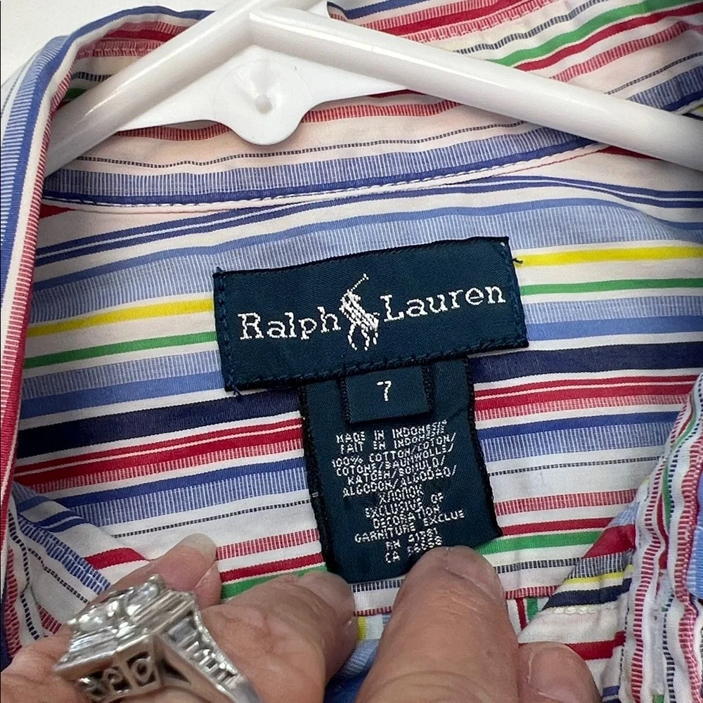 Boy's‎ Ralph Lauren Multicolor Striped Shirt